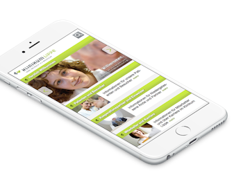 Die Website wurde für alle Endgeräte optimiert